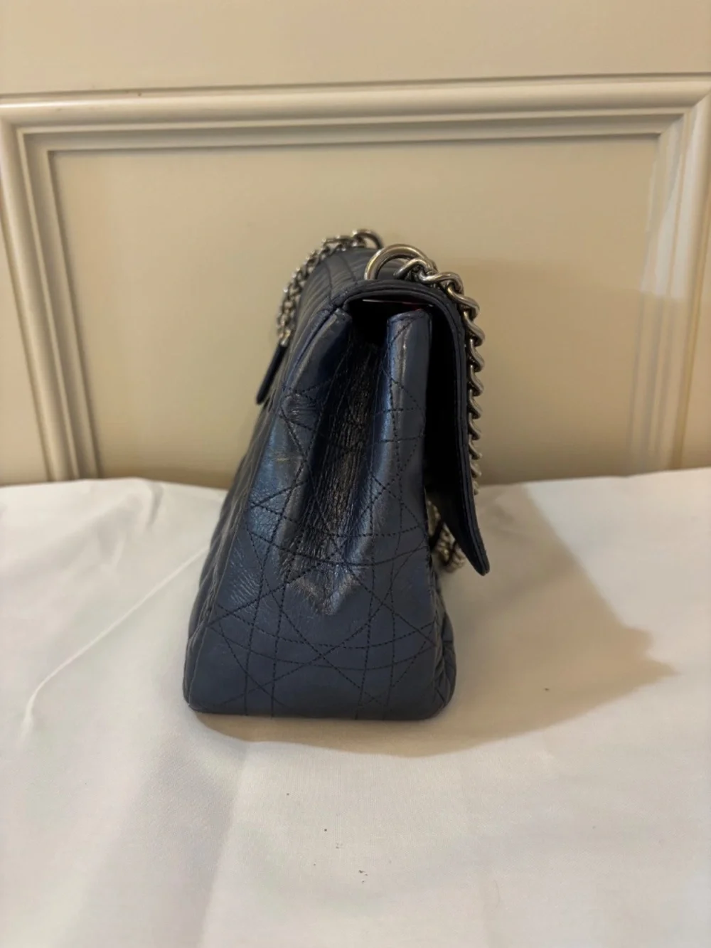 Christian Dior Miss Dior in Metallic Blue Pre-Owned - Picture 10 of 15